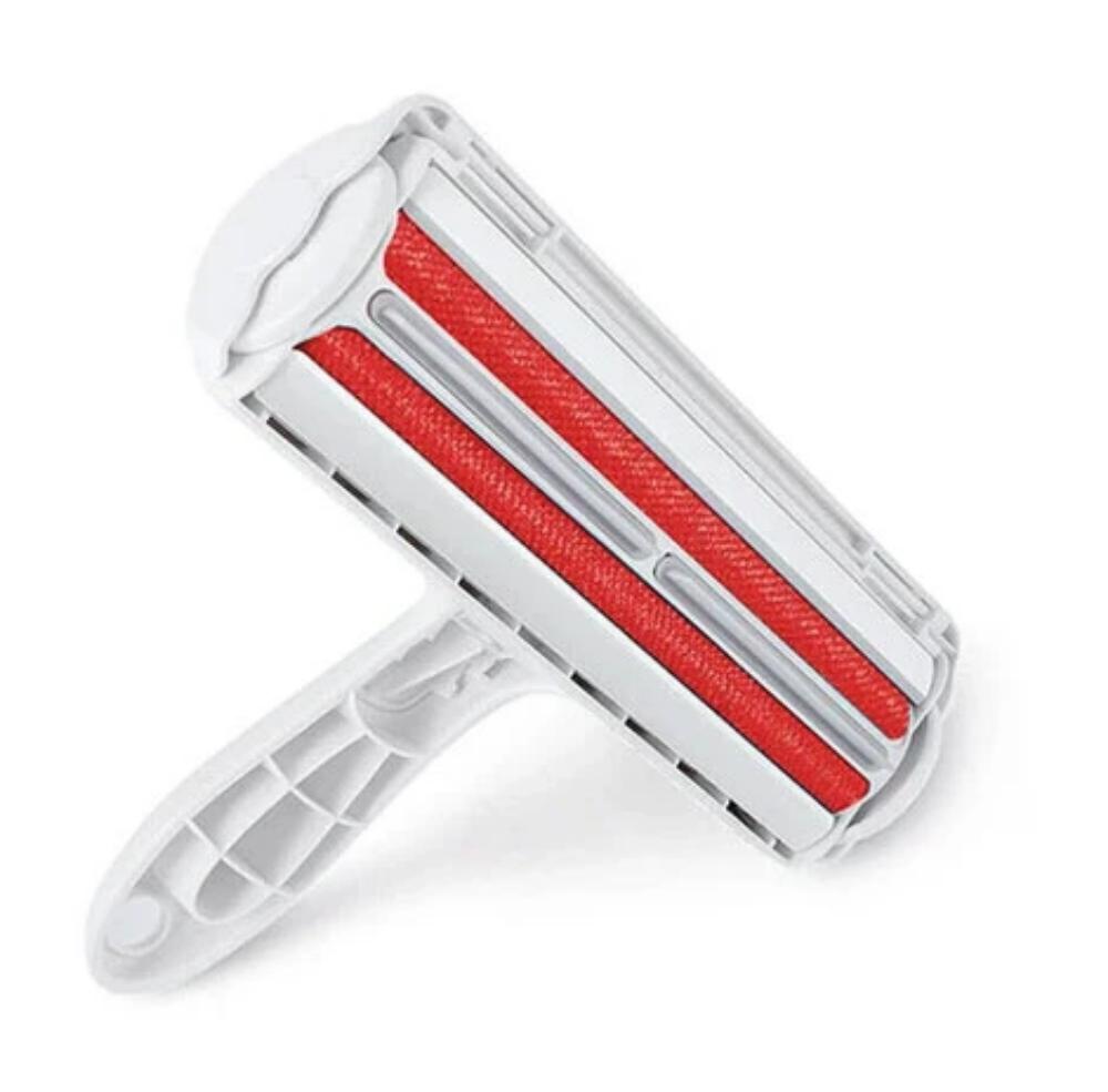 2-Way Pet Hair Remover with Microfiber Roller - FurSweep Bowlift
