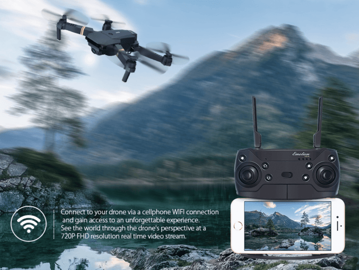 BowLift | Sonichawk HD Foldable Air Selfie Drone With Camera