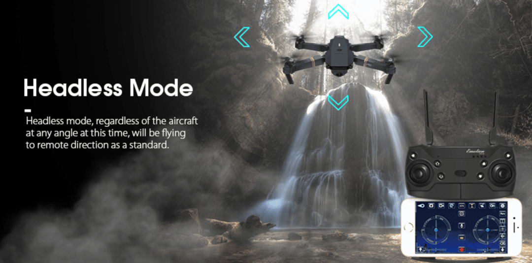 BowLift | Sonichawk HD Foldable Air Selfie Drone With Camera
