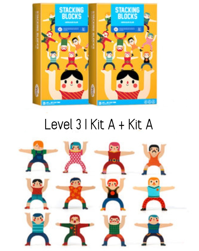 BowLift | Children's Hercules Stacking Blocks, with Thousands of Game Play & Creative Design, for Boys and Girls Early Learning