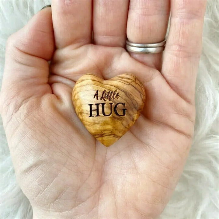 BowLift | Pocket Hug Wooden Heart Token