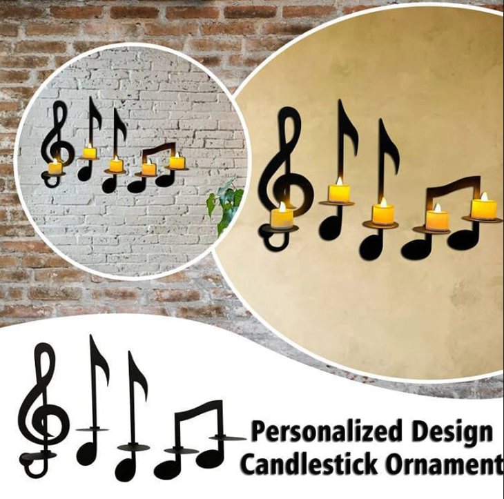 BowLift | Candle holder with notes
