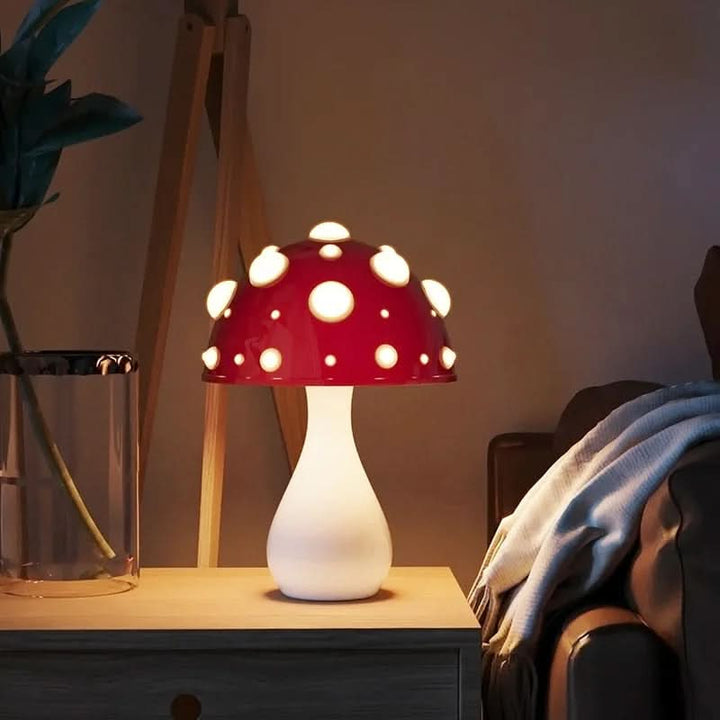BowLift | Manita LED Table Lamp – Amanita Mushroom Design