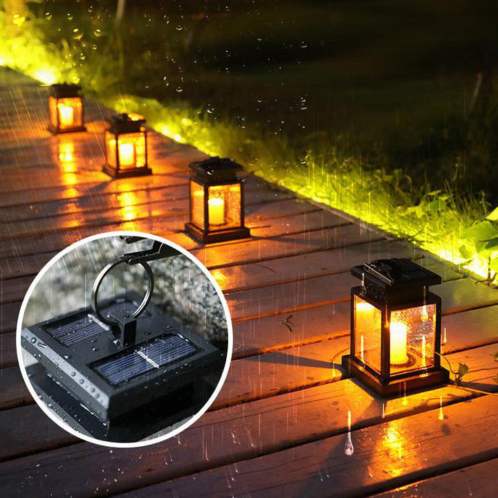 Modern Solar Star Candle ABS Waterproof LED Outdoor Lights | Bowlift