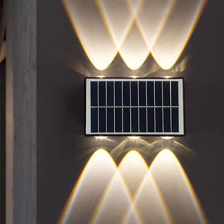 Contemporary Industrial Solar Waterproof ABS Column LED Wall Sconce Lamp For Outdoor Patio | Bowlift