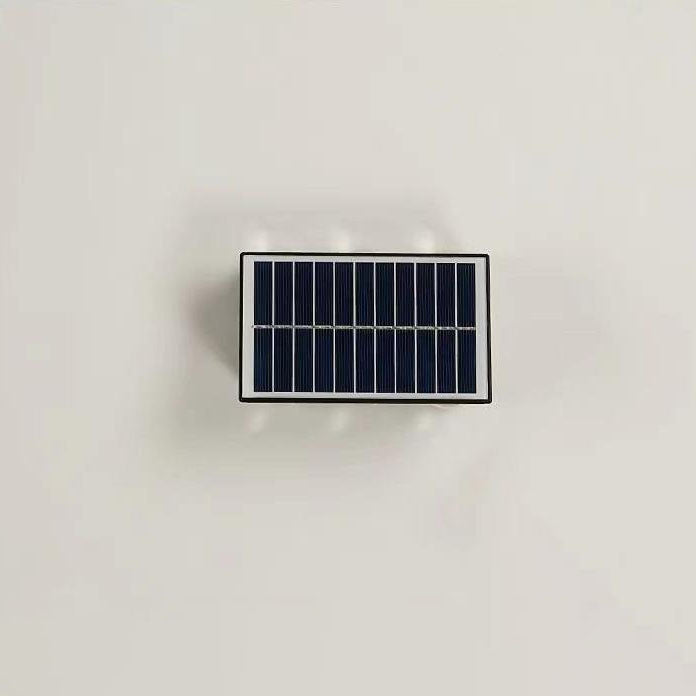 Contemporary Industrial Solar Waterproof ABS Column LED Wall Sconce Lamp For Outdoor Patio | Bowlift