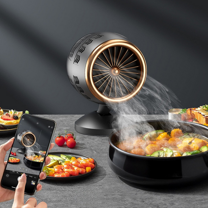Compact portable range hood cooker extractor fan Bowlift