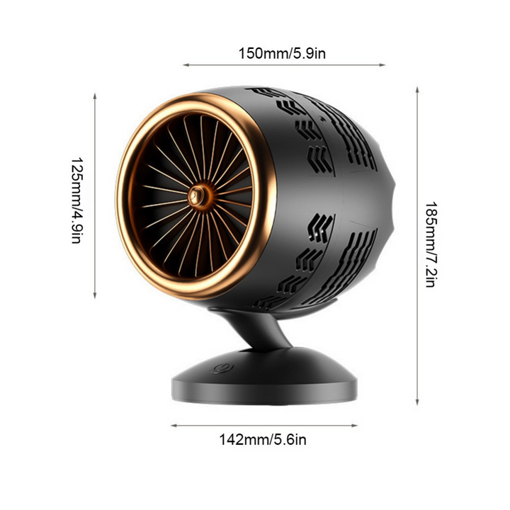 Compact portable range hood cooker extractor fan Bowlift