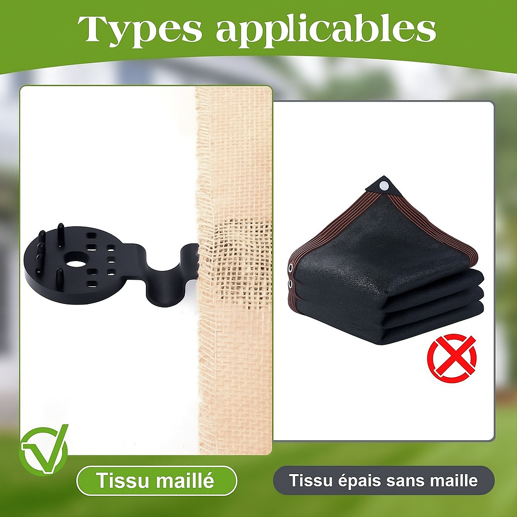 BowLift | ClipCloth | Fast and secure fixation - 50 pieces