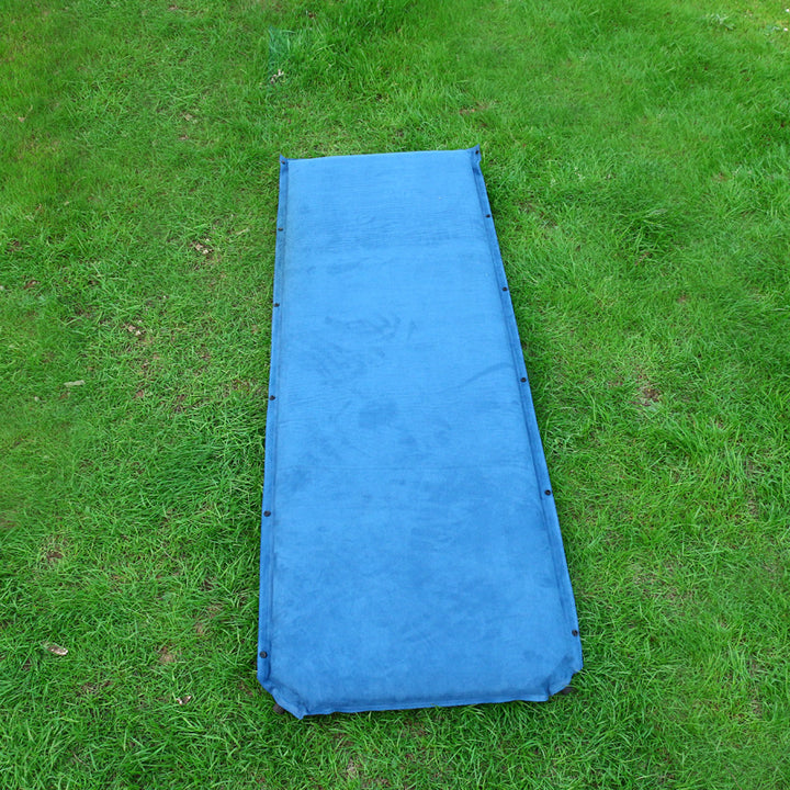 full-length camping sleeping pad with heavy-duty canvas cover and reinforced snap grommets Bowlift