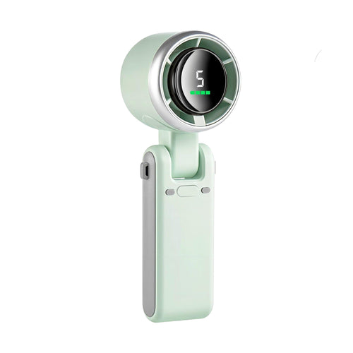 3-in-1 Mini Handheld Turbo Fan – Desk, Neck & Portable Cooling Fan (Rechargeable) | Bowlift