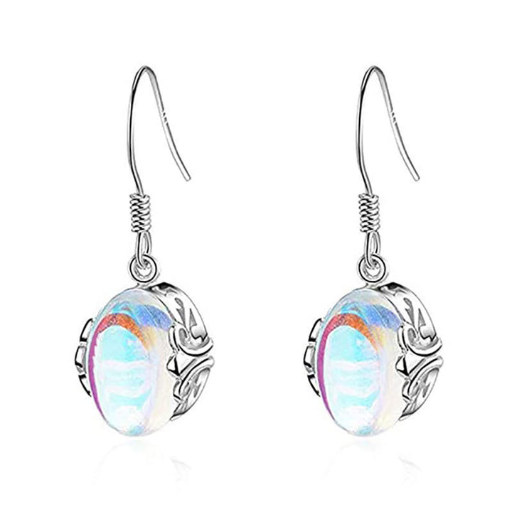 Colorful Crystal Drop Earrings Bowlift