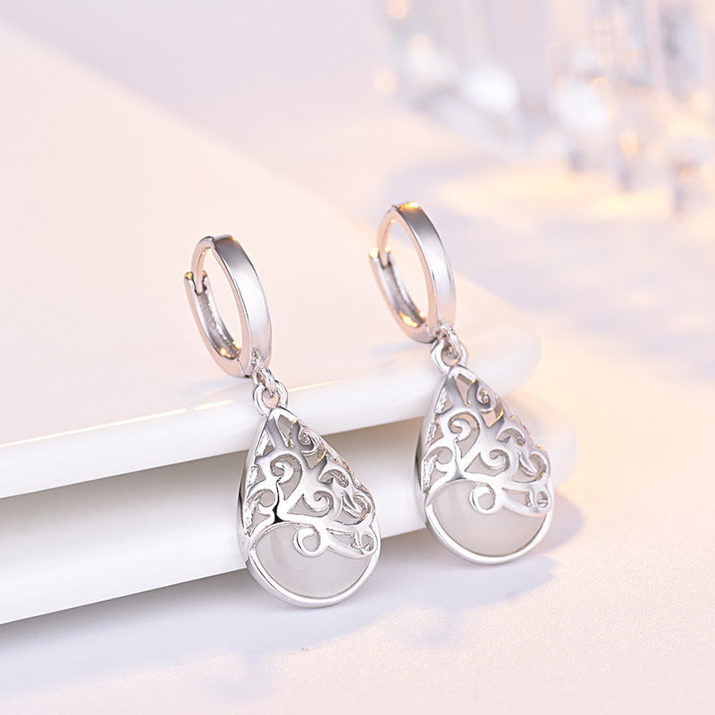 Colorful Crystal Drop Earrings Bowlift