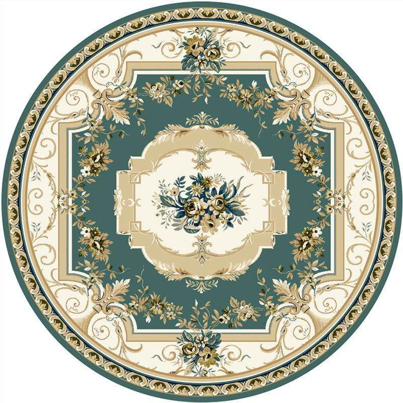 Chic Multicolored Persian Carpet Polyester Flower Pattern Carpet Washable Non-Slip Pet-Friendly Carpet for Home | Bowlift