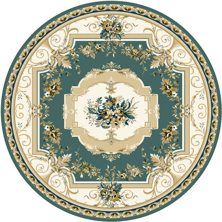 Chic Multicolored Persian Carpet Polyester Flower Pattern Carpet Washable Non-Slip Pet-Friendly Carpet for Home | Bowlift