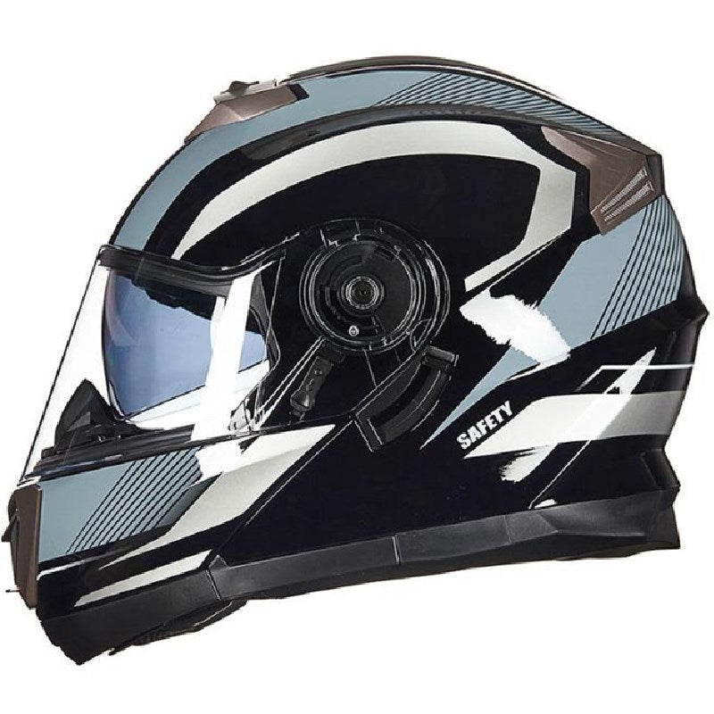 Full-Face Motorcycle Helmet Bowlift