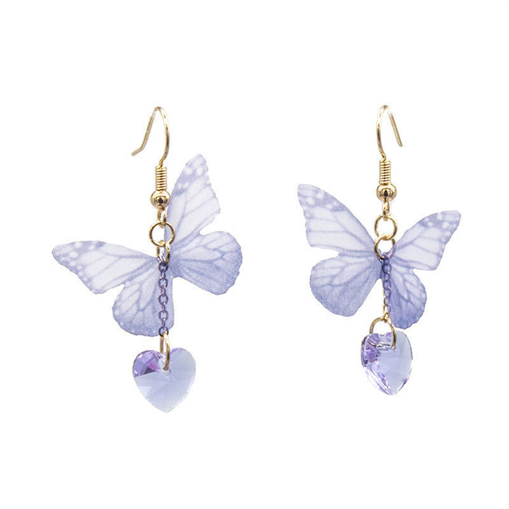 Butterfly-Inspired Dangle Earrings Bowlift