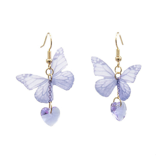 Butterfly-Inspired Dangle Earrings Bowlift