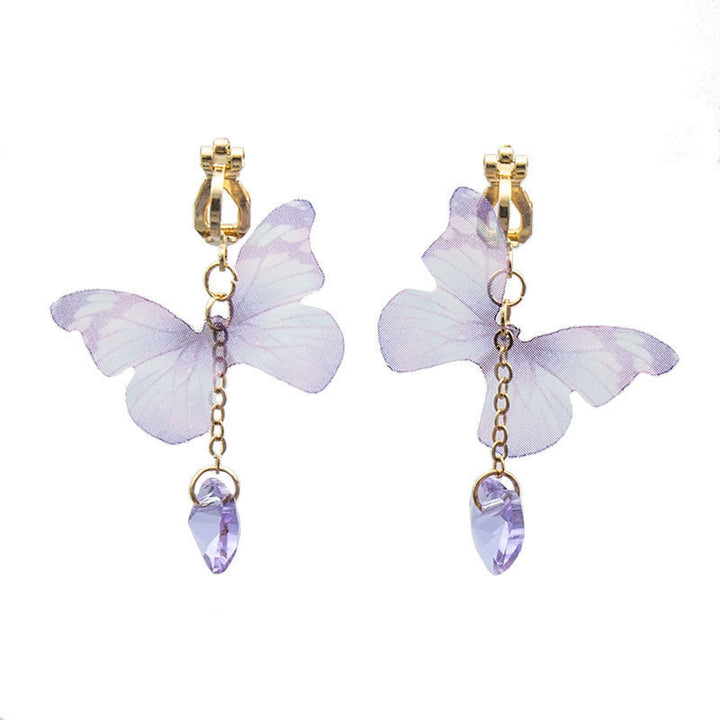 Butterfly-Inspired Dangle Earrings Bowlift