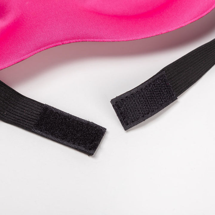 Three-Dimensional Contoured Breathable Sleep Mask With Adjustable Strap