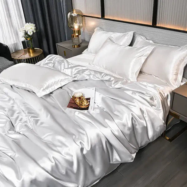Satin Duvet Cover - Velora | Bowlift