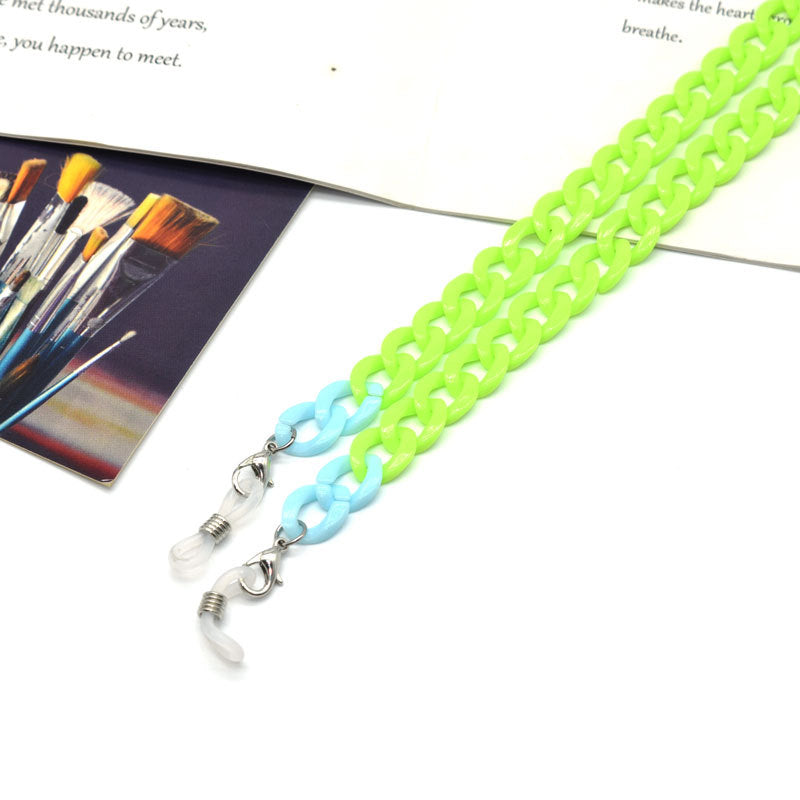Colorful Plastic Link Eyewear Chain Bowlift