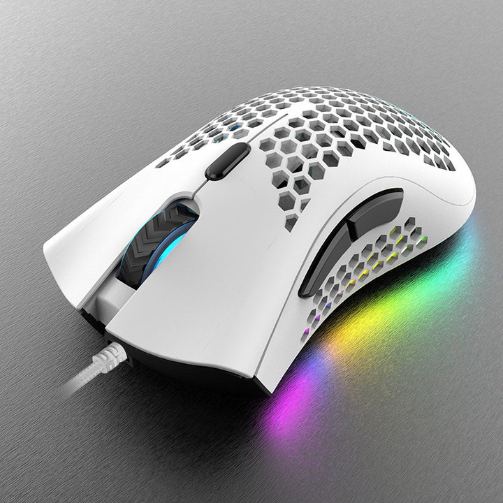 Lightweight Gaming Mouse with Honeycomb Design Bowlift