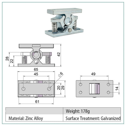 BowLift | Solid Door Heavy Duty Drawer Latch