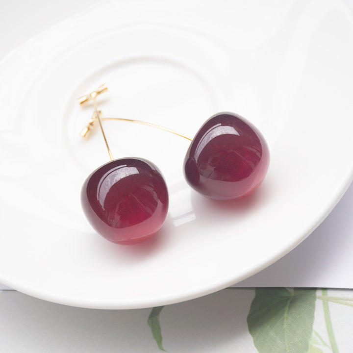 Artistic Fruit-Inspired Drop Earrings Bowlift