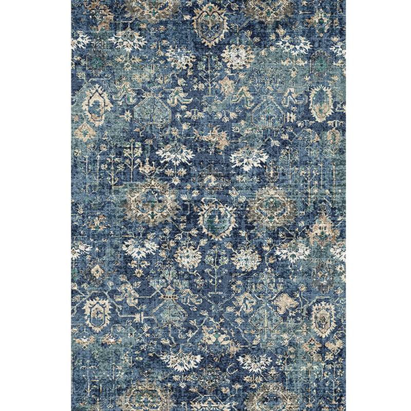 BowLift | Moroccan Style Print Carpet Multicolor Polyester Carpet Non-Slip Pet-Friendly Machine Washable Carpet for Living Room