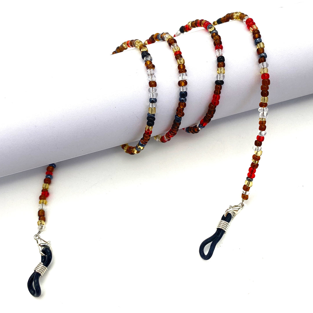 Beaded Eyewear Retainer Chain Bowlift