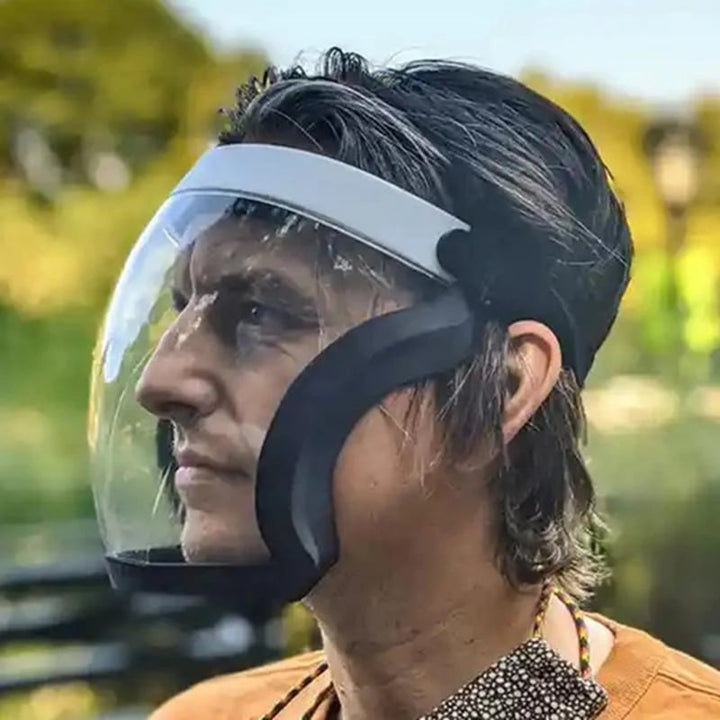 BowLift | Full Face Protection Large Transparent Face Shield