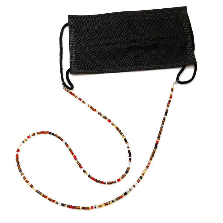 Beaded Eyewear Retainer Chain Bowlift