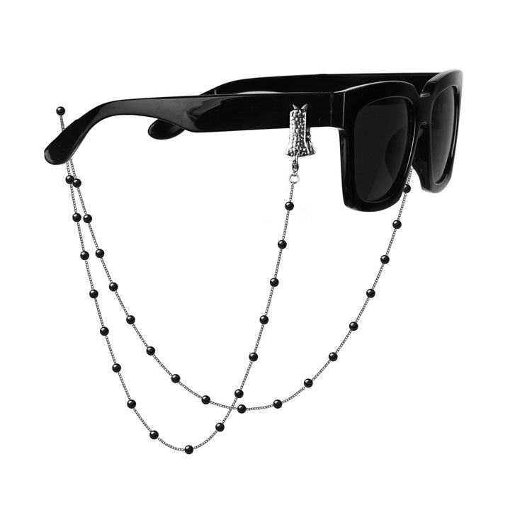 Beaded Eyewear Chain with Unique Charm Bowlift