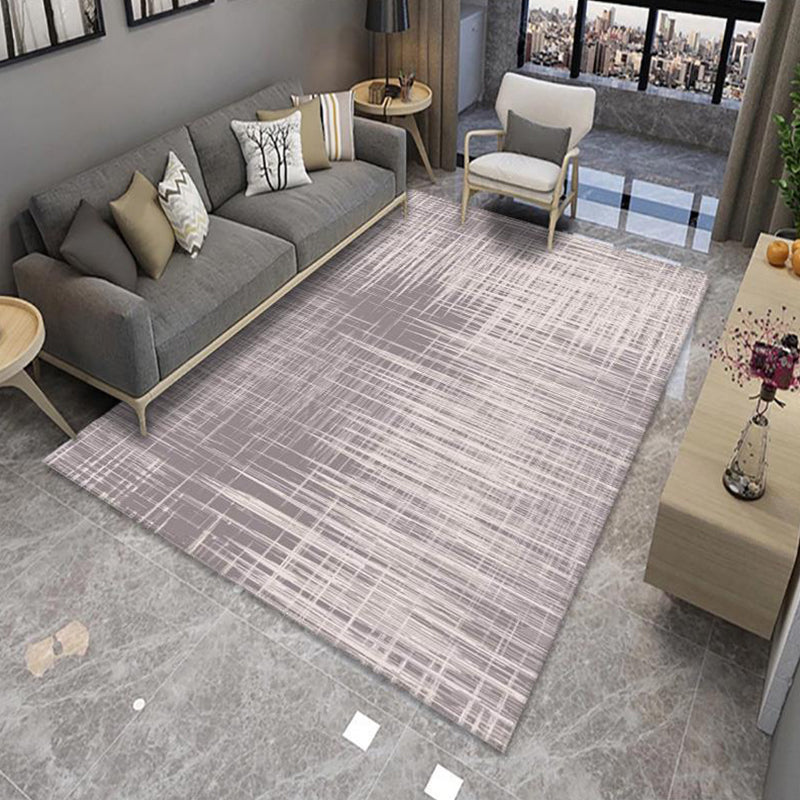 BowLift | Modern Living Room Rug Multicolor Color Block Area Rug Polyester Non-Slip Machine Washable Rug