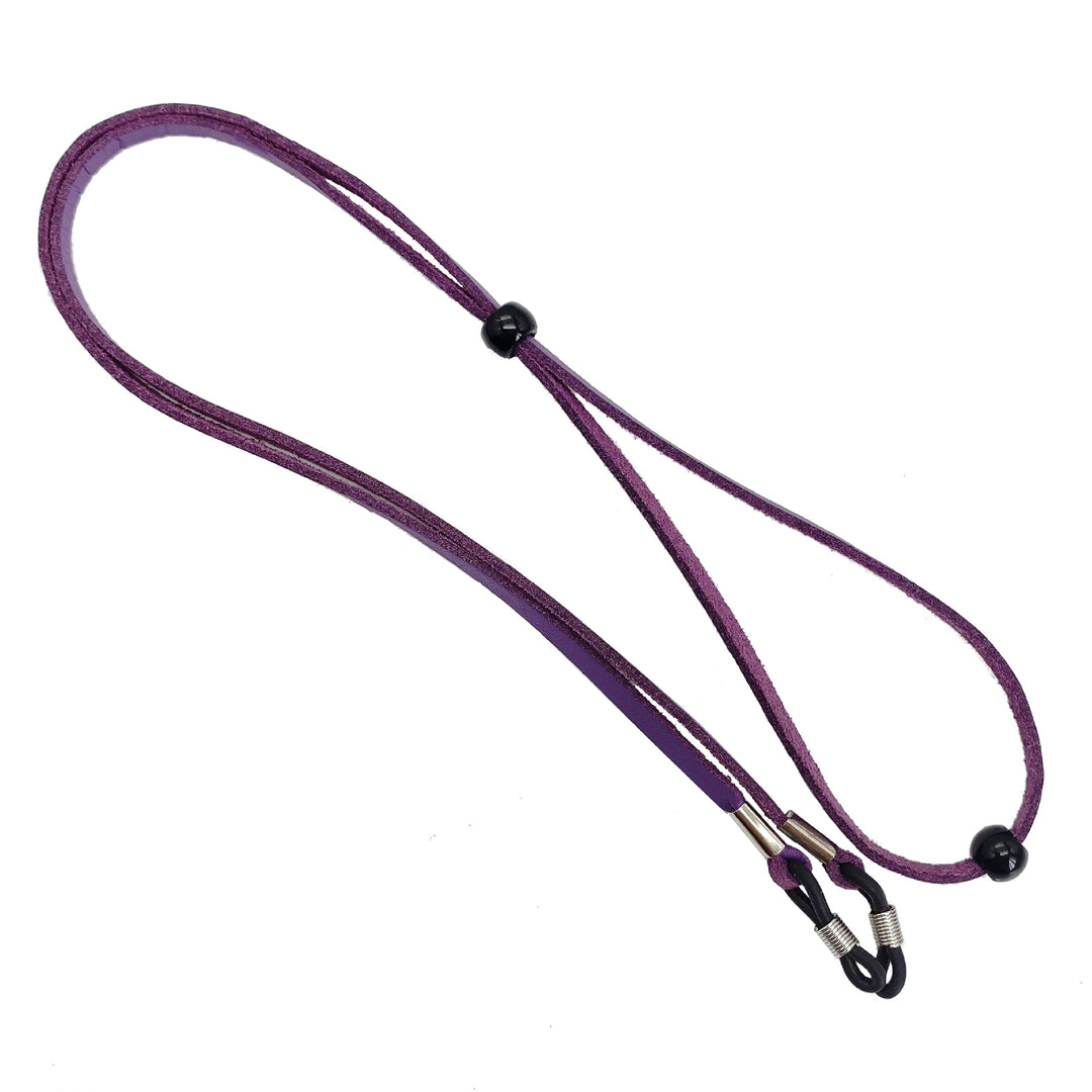 Adjustable Leather Eyewear Retainer Bowlift