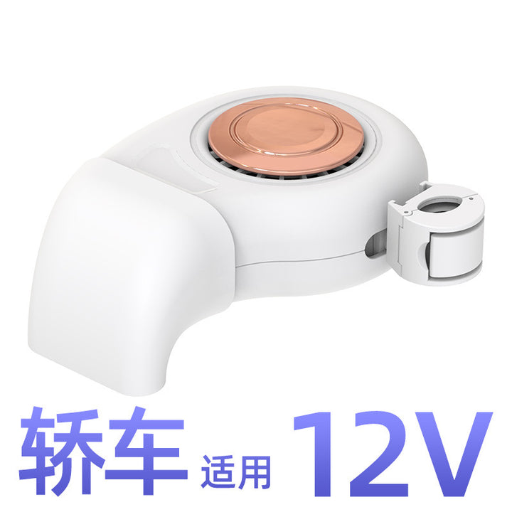 Unisex Auto-Swing-Fan with flexible mount Bowlift