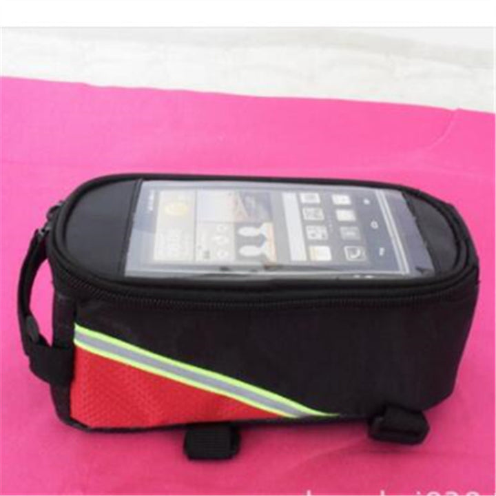 Waterproof Bicycle Handlebar Phone Bag with Touchscreen Window and Reflective Safety Strip Bowlift