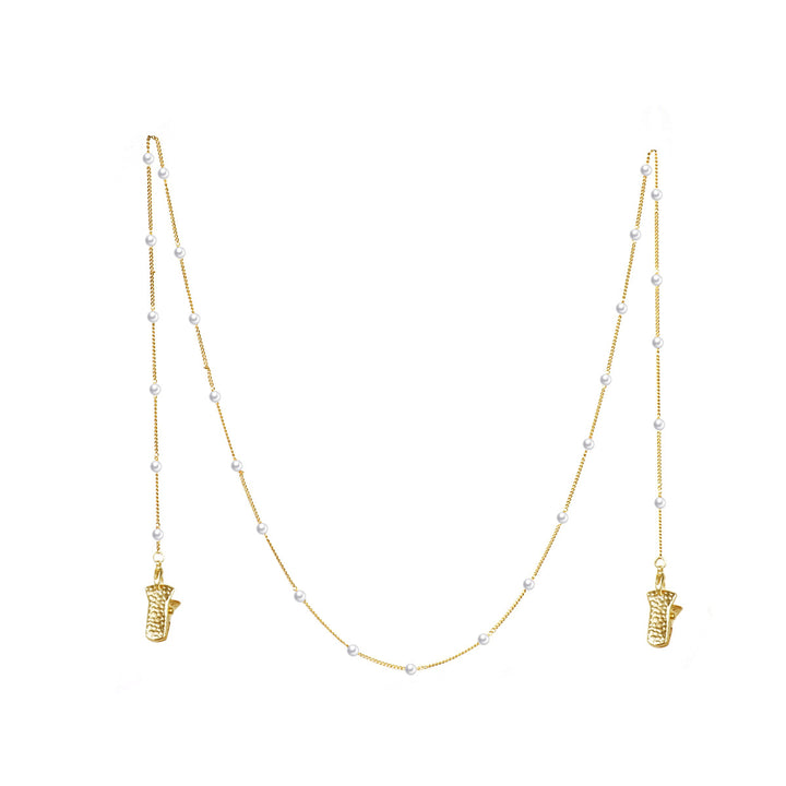 Beaded Eyewear Chain with Unique Charm Bowlift