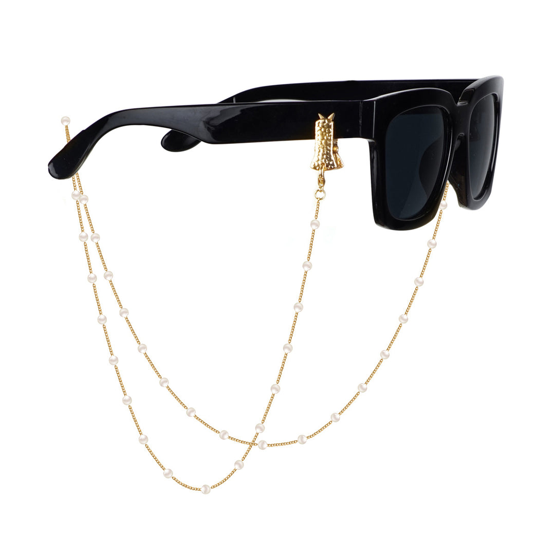 Beaded Eyewear Chain with Unique Charm Bowlift