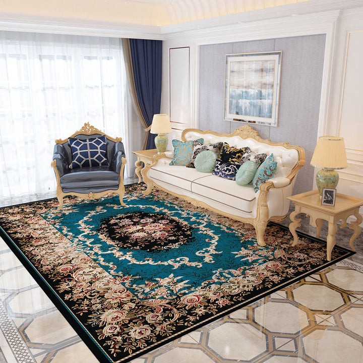 BowLift | Southwestern Living Room Carpet Multicolored Floral Pattern Area Rug Polyester Non-Slip Back Easy Care Rug