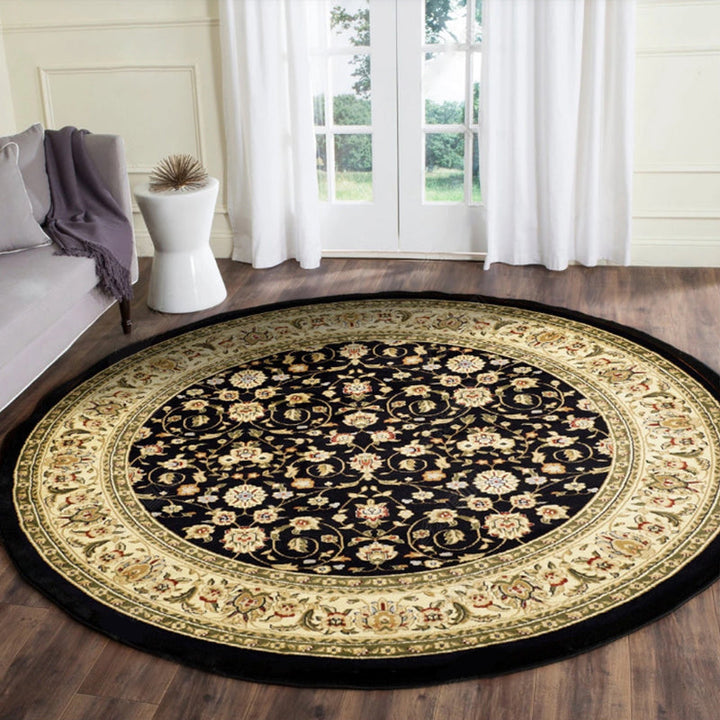 Multicolor Living Room Rug Oriental Tribal Pattern Rug Synthetic Pet-Friendly Easy Care Rug | Bowlift