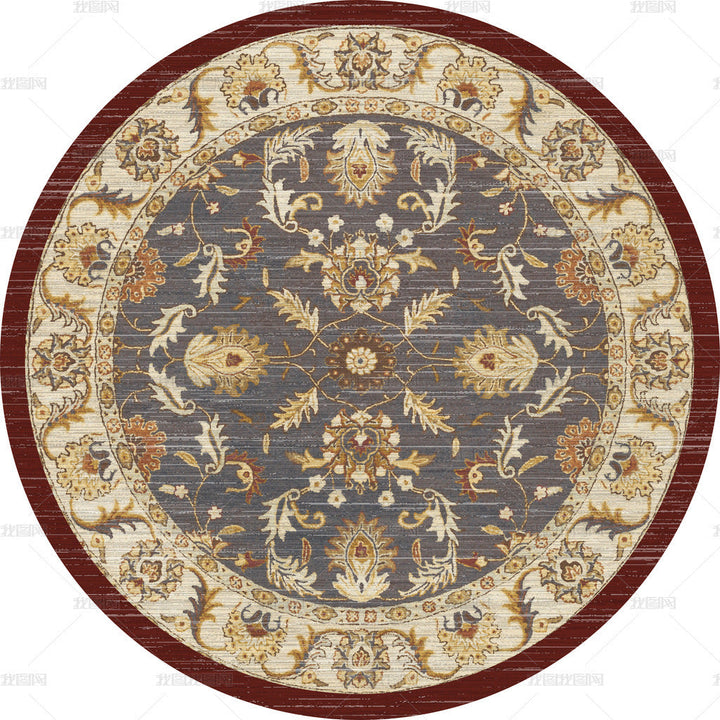 Multicolor Living Room Rug Oriental Tribal Pattern Rug Synthetic Pet-Friendly Easy Care Rug | Bowlift
