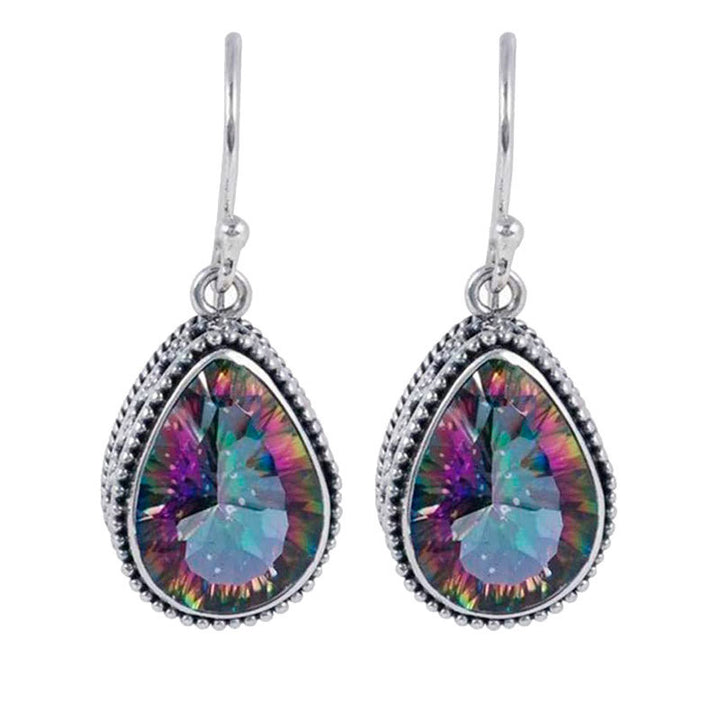 Teardrop Crystal Dangle Earrings Bowlift