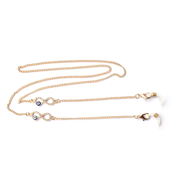 Elegant Eyewear Chain with Protective Charm Bowlift