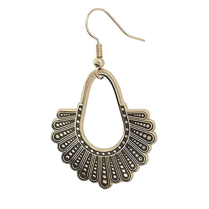 Bohemian Feather-Inspired Dangle Earrings Bowlift