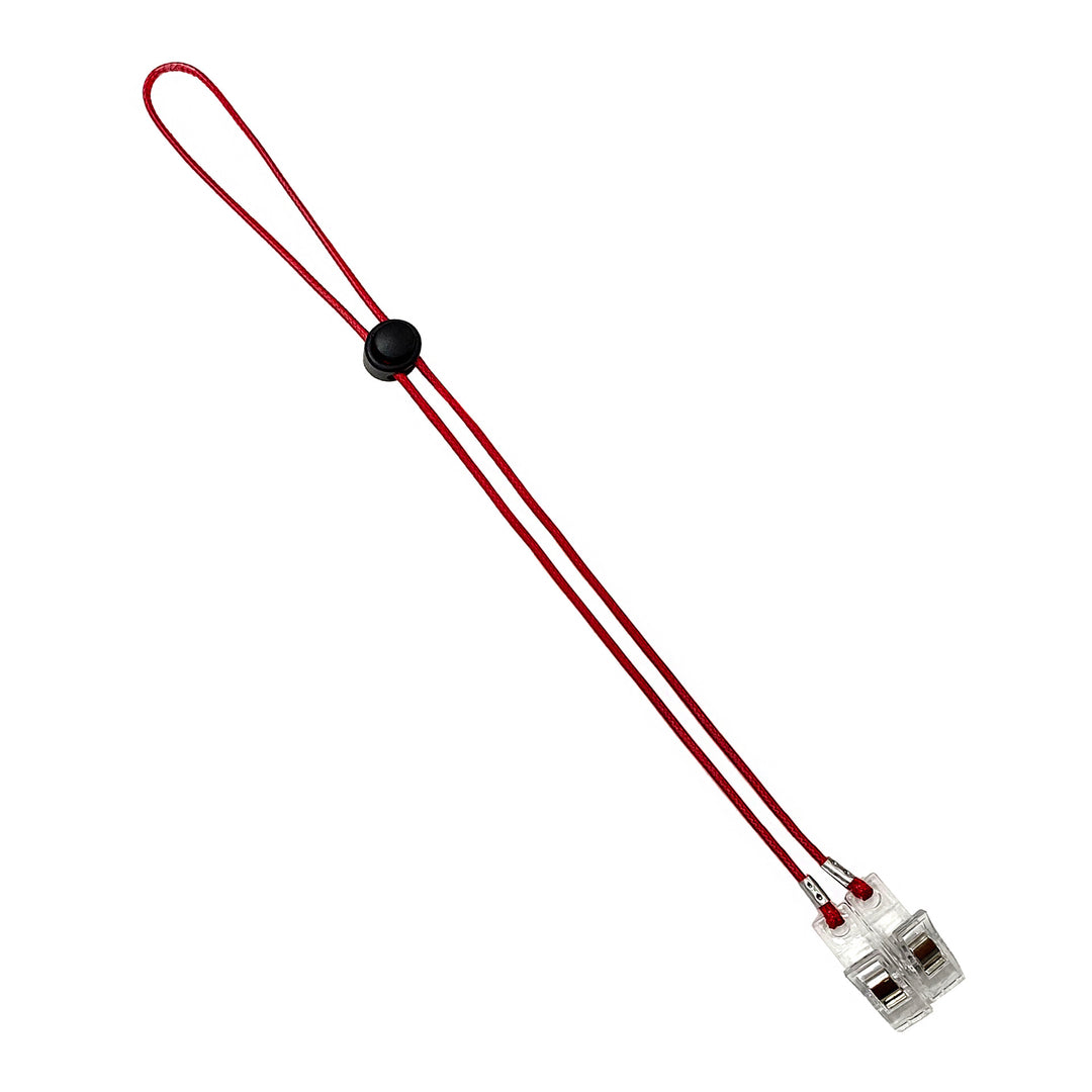Adjustable Eyewear Retainer with Security Toggle Bowlift