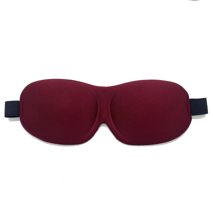 Three-Dimensional Contoured Breathable Sleep Mask With Adjustable Strap