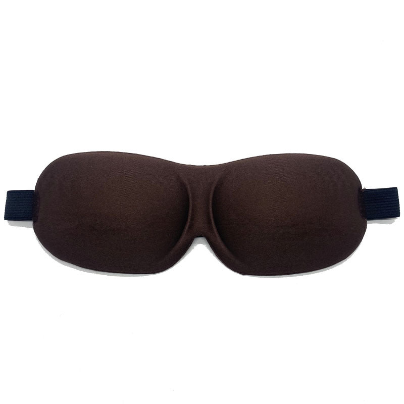 Three-Dimensional Contoured Breathable Sleep Mask With Adjustable Strap