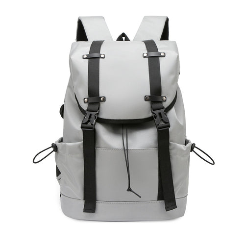 Stylish Leaf-Patterned Backpack Bowlift